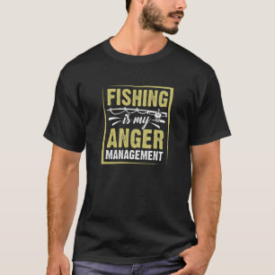 Camiseta Gerenciar Raiva de Pesca Pesca