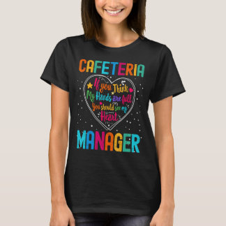 Camiseta Gerente de Cafeteria Semana de Apreciação de Volta