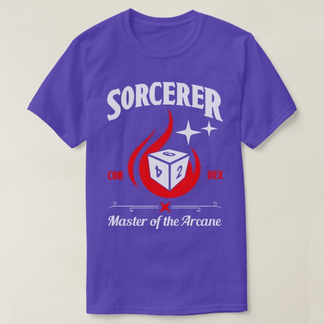 Camiseta Gerente de Classe de Caractere D&D (Frente do Design)