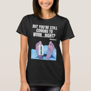 Camiseta Gerente de Humor no Escritório Empregado Trabalho
