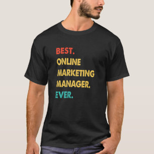 Camiseta Gerente de Marketing on-line de última geração