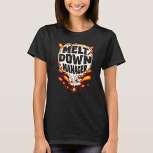 Camiseta Gerente de Meltdown que Presta Cuidados Infantis n