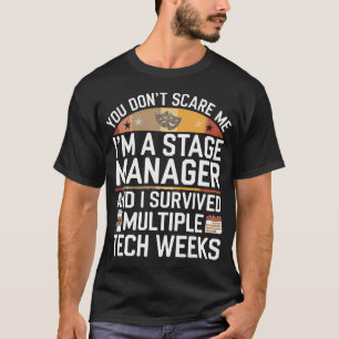 Camiseta Gerente de Palco Divertido Semanas de Tecnologia G