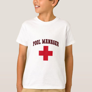 Camiseta Gerente de piscina engraçado garotas acampamento s