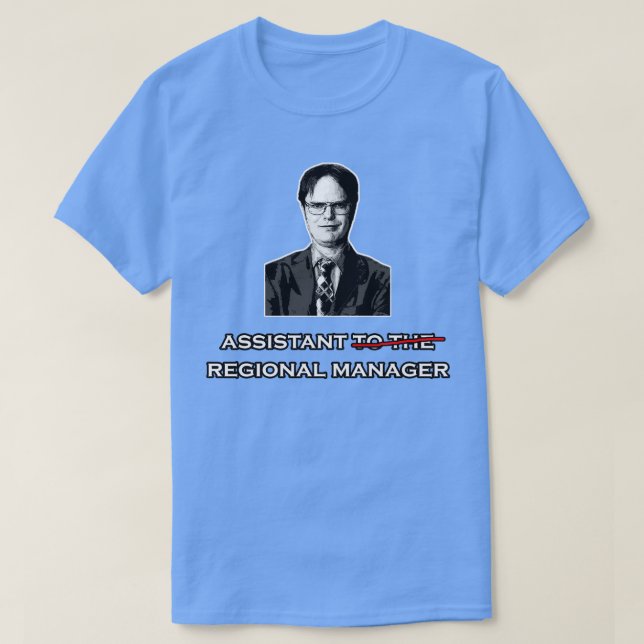 Camiseta Gerente regional Dwight (Frente do Design)