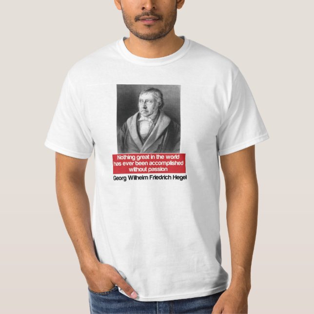Camiseta German philosopher Hegel T-Shirt (Frente)