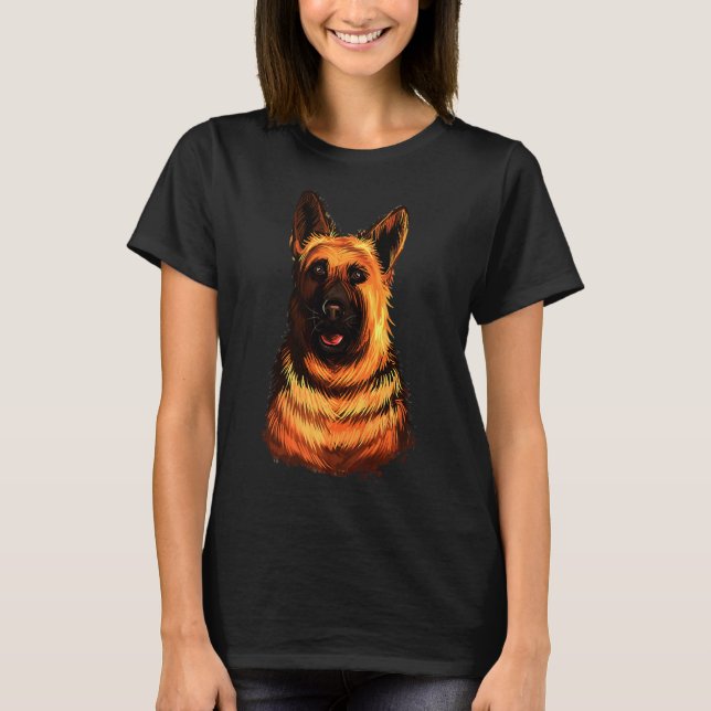Camiseta German shepherd (Frente)