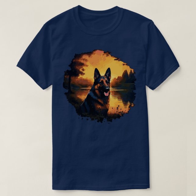 CAMISETA GERMAN SHEPHERD 1 (Frente do Design)