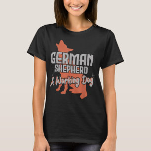 Camiseta German shepherd A Cachorros de Trabalho