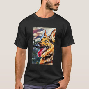Camiseta German shepherd alsaciano