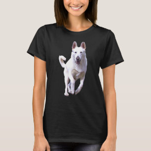 Camiseta German shepherd Branco Bhymer T