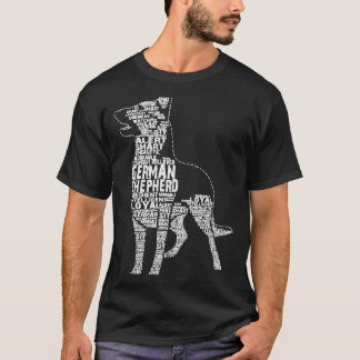 Camiseta German shepherd Cachorro Mãe Nunca