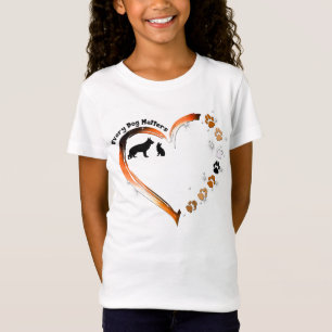 Camiseta German shepherd Cada Cachorro Importa Patas De Cor