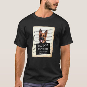 Camiseta German shepherd Canino Tome Cão Mal