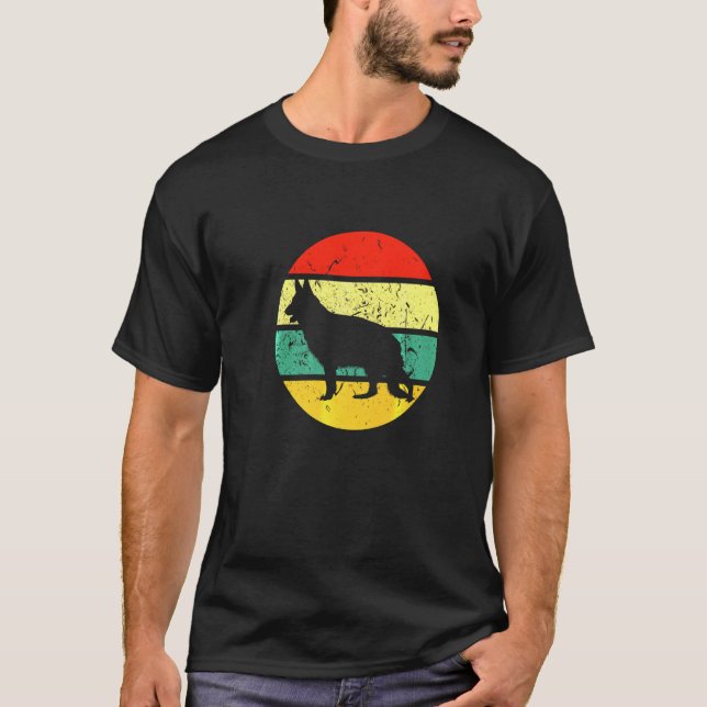 Camiseta German shepherd Cão - Homens (Frente)
