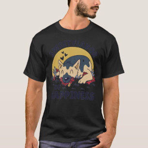 Camiseta german shepherd Cão Sabor De Felicidade