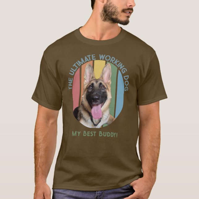 Camiseta German shepherd Cão T (Frente)