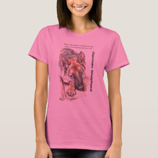 Camiseta German shepherd "com alma "
