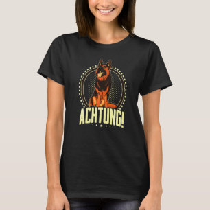 Camiseta german shepherd Comando Achtung Men Women Youth