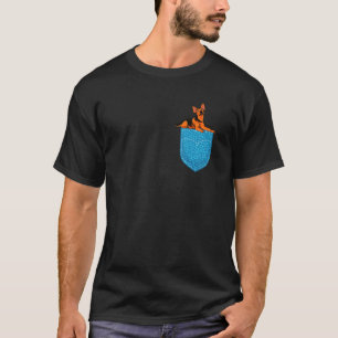 Camiseta German shepherd de bolso de animais