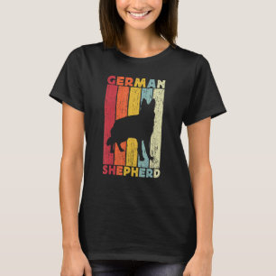Camiseta German shepherd De Meninos Vintage Para Homens Cri