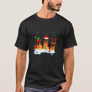 Camiseta German shepherd de Natal bonito