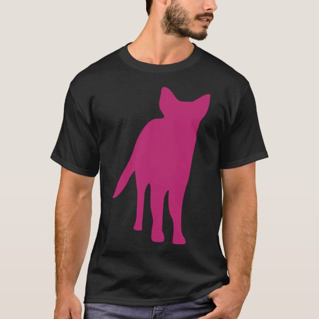 Camiseta German shepherd de silhueta (Frente)