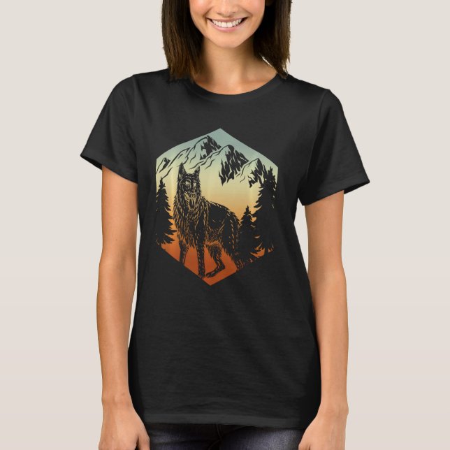 Camiseta German shepherd de suínos (Frente)