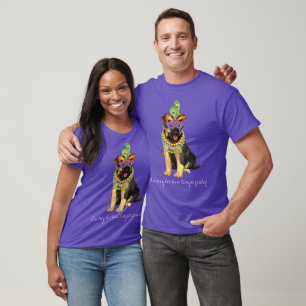 Camiseta German shepherd do carnaval