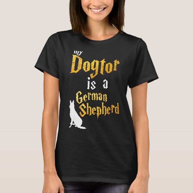 Camiseta German shepherd do German shepherd Mens (Frente)