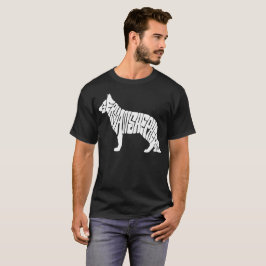 Camiseta German shepherd do proprietário