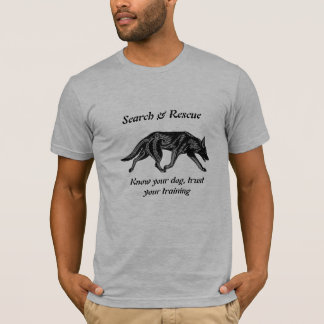 Camiseta German shepherd do SAR