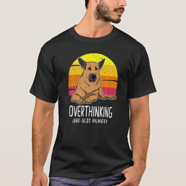 Camiseta German Shepherd Dog Gsd Sunset 10 (Frente)