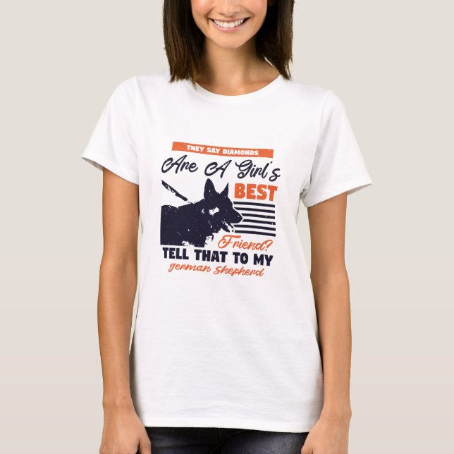 Camiseta german shepherd dog owner gift (Frente)