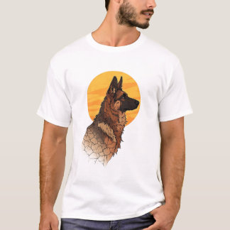 Camiseta German Shepherd Dog Portrait
