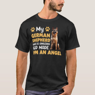Camiseta German shepherd É Um Anjo Alemão Shepard Shepher