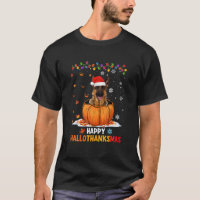 German shepherd Engraçado Na Pumpkin Happy HalloGr
