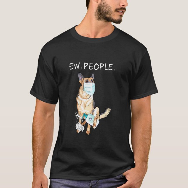 Camiseta German shepherd Ew Pessoas (Frente)