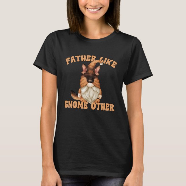 Camiseta German Shepherd Grandpa Graphic For Dog Dad  Gnome (Frente)