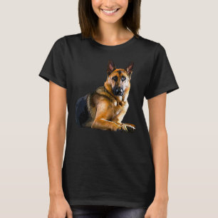 Camiseta german shepherd Gsd Tão Na moda!