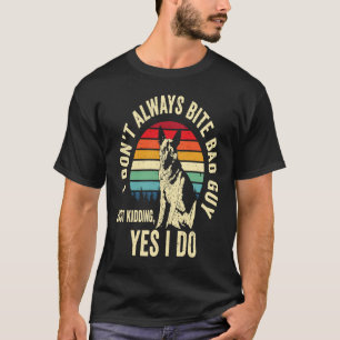 Camiseta German shepherd K9 Polícia de cachorro da polícia