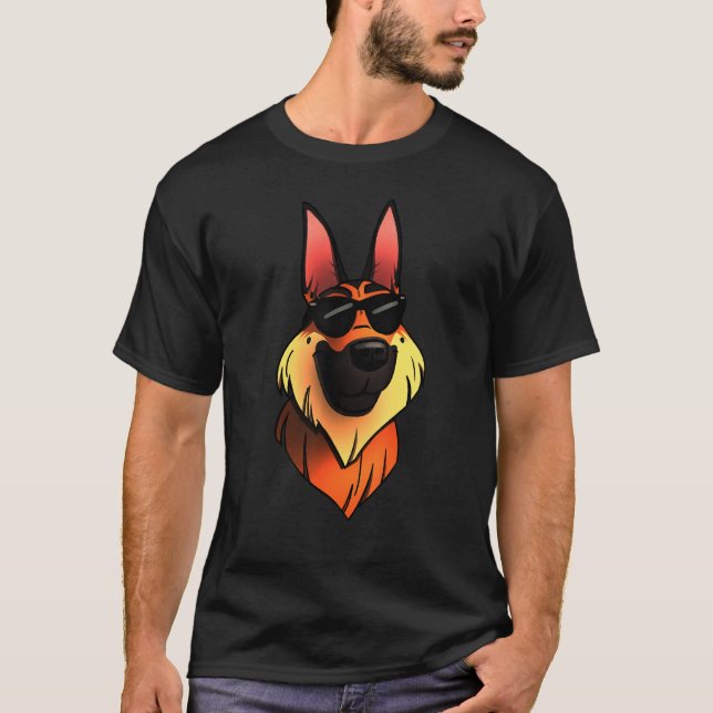 Camiseta German shepherd Legal (Frente)