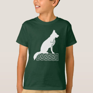 Camiseta German shepherd Loki Sailor's Knot White