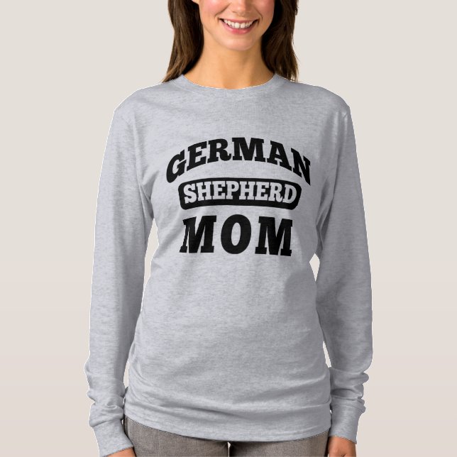 Camiseta German shepherd Mãe (Frente)
