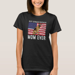 Camiseta German shepherd Mãe Americana Proprietária De Band