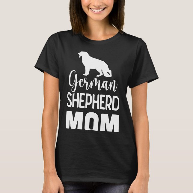 Camiseta German shepherd Mãe Cão 586 (Frente)