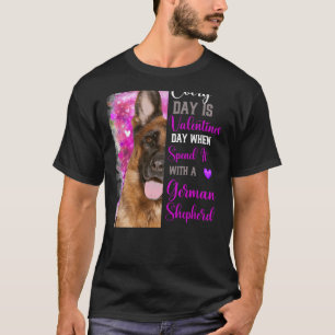 Camiseta german shepherd Mãe Dia de os namorados Engraçad