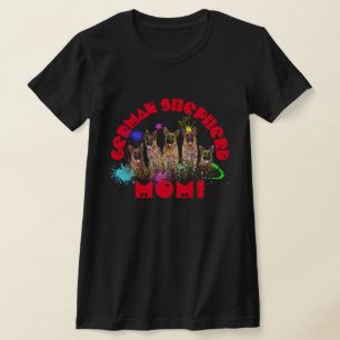 Camiseta German shepherd Mãe Melhor Mãe