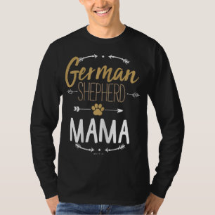 Camiseta German shepherd Mama Arrows Dog Dover Gifs para Mo