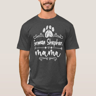 Camiseta German shepherd Mama, German shepherd Do Cachorro